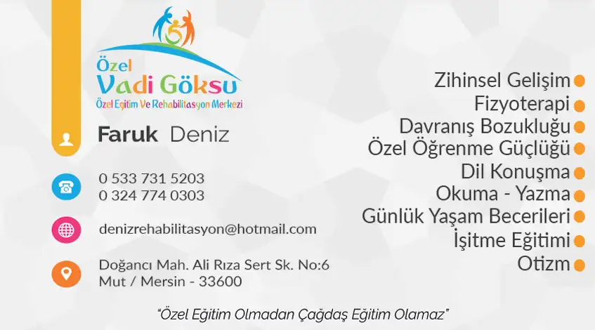 Özel Vadi Göksu Özel Eğitim Ve Rehabilitasyon Merkezi - Özel Eğitim ve Gelişim Merkezi - Mersin - galeri görseli