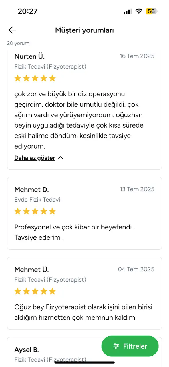 Göktürk Evde Fizik Tedavi - Fizik Tedavi ve Rehabilitasyon - İstanbul