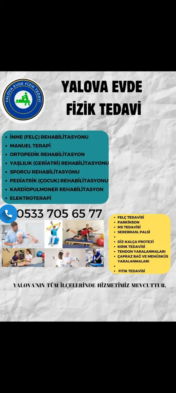 YALOVA EVDE FİZİK TEDAVİ - Fizik Tedavi ve Rehabilitasyon - Yalova - galeri görseli