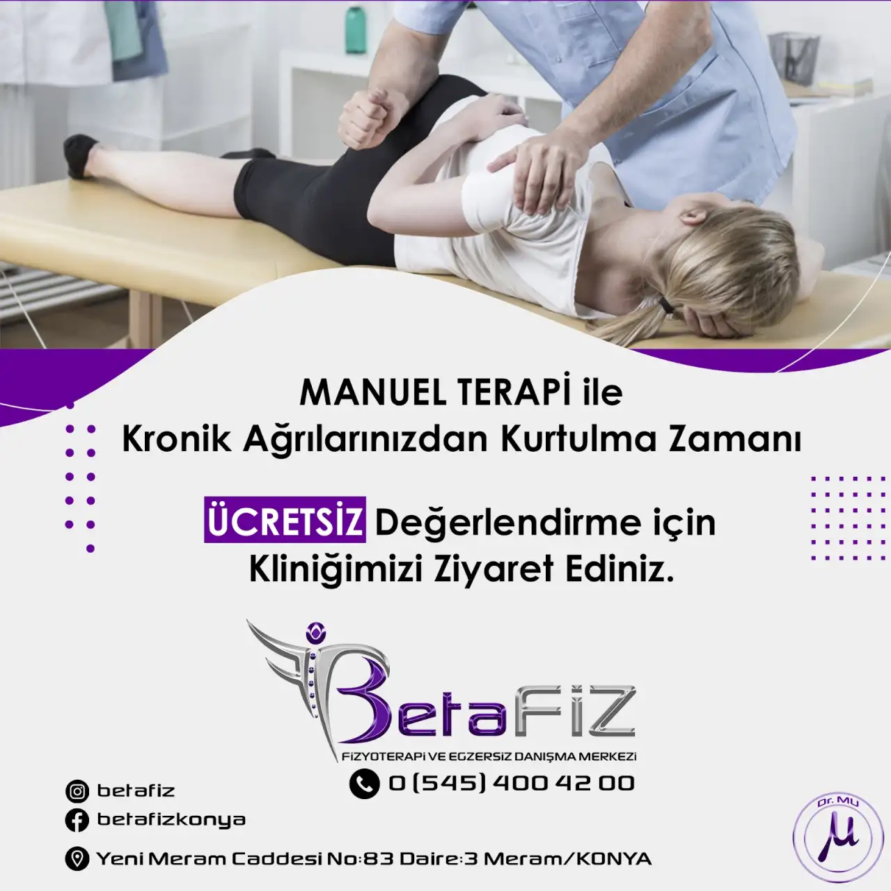 BetaFİZ Fizyoterapi ve Egzersiz Danışma Merkezi - Fizik Tedavi ve Rehabilitasyon - Konya - galeri görseli