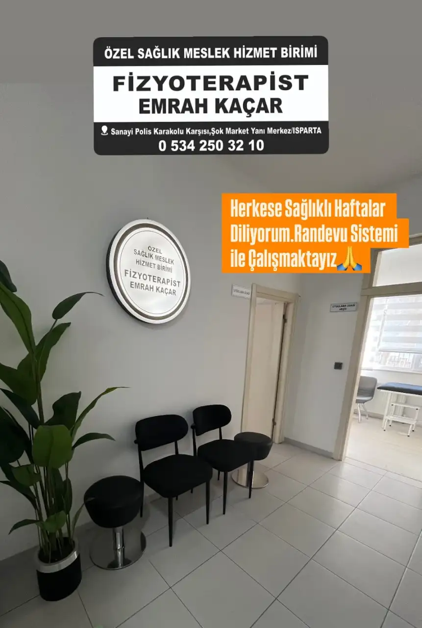 Fizyoterapist EMRAH KAÇAR Isparta Fizik Tedavi ve Manuel Terapi Merkezi