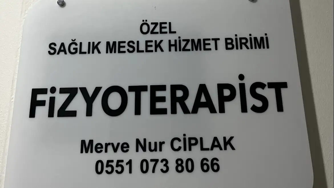 Özel Sağlık Meslek Hizmet Birimi Fizyoterapist Merve Nur Çiplak - Bireysel Fizyoterapist - Van