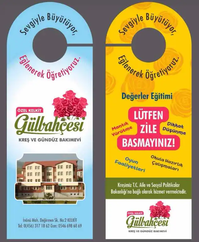 Özel Kelkit GÜLBAHÇESİ Kreş Ve Gündüz Bakım Evi - Çocuk Bakım Merkezi - Gümüşhane