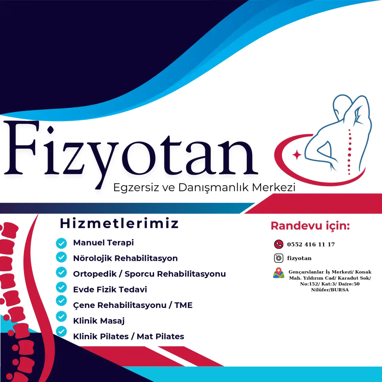 FİZYOTAN Egzersiz ve Danışmanlık Merkezi - Fizik Tedavi ve Rehabilitasyon - Bursa