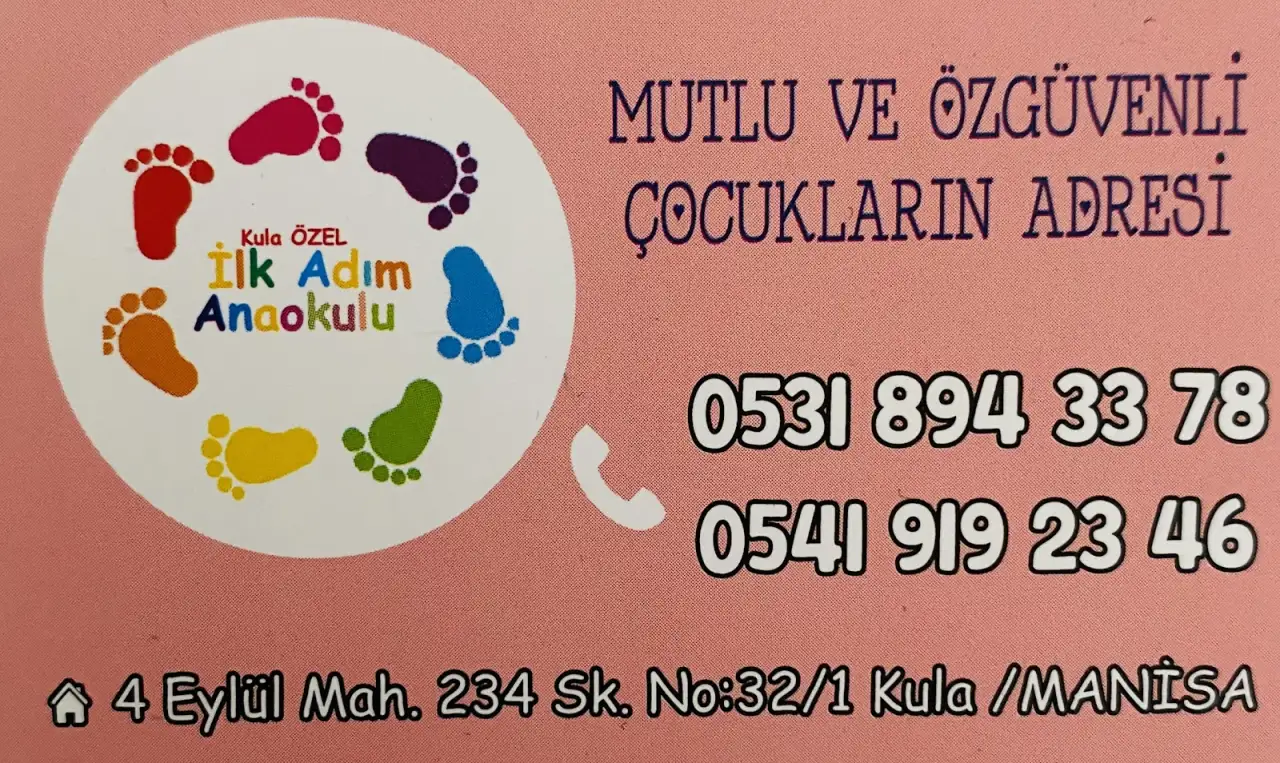 Kula Özel İlk Adım Anaokulu - Kreş ve Anaokulu - Manisa