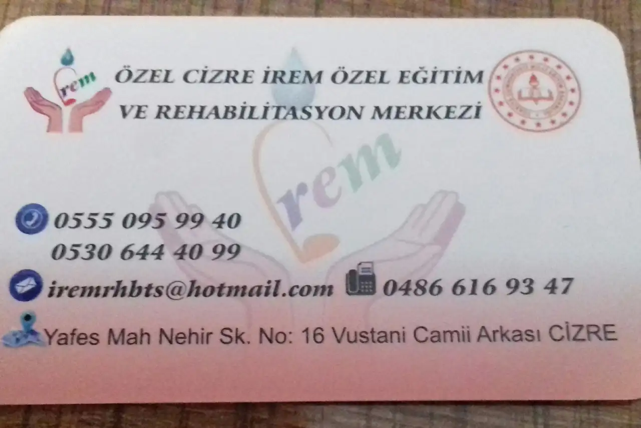 ÖZEL CİZRE İREM ÖZEL EĞİTİM VE REHABİLİTASYON MERKEZİ - Özel Eğitim ve Gelişim Merkezi - Şırnak - galeri görseli