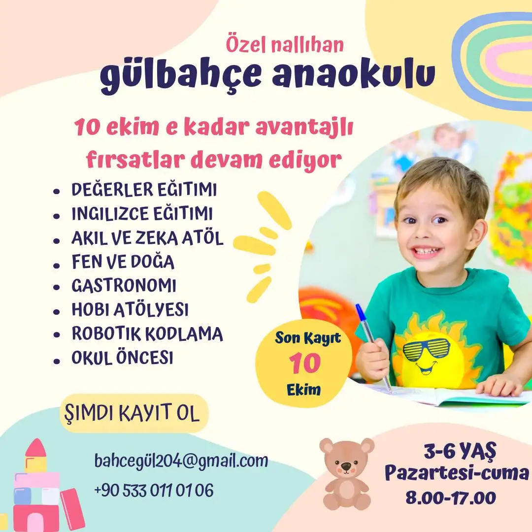 Özel Gülbahçe Anaokulu Nallıhan - Kreş ve Anaokulu - Ankara - galeri görseli