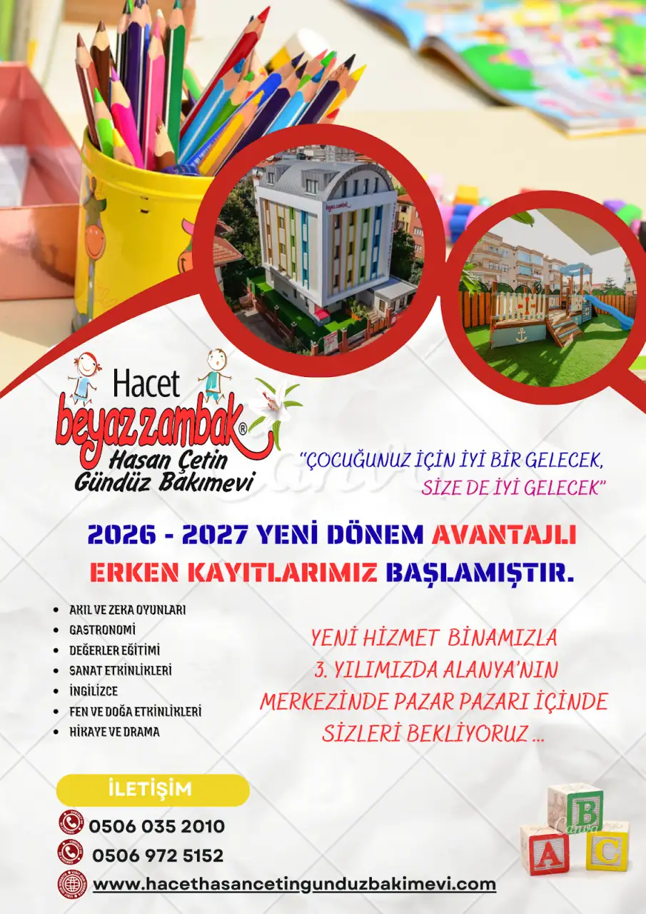 HACET HASAN ÇETİN GÜNDÜZ BAKIMEVİ - Çocuk Bakım Merkezi - Antalya - galeri görseli