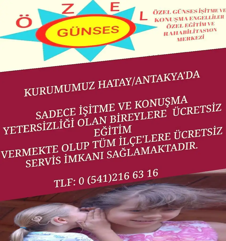 Günses Özel Eğitim Ve Rehabilitasyon Merkezi - Özel Eğitim ve Gelişim Merkezi - Hatay - galeri görseli