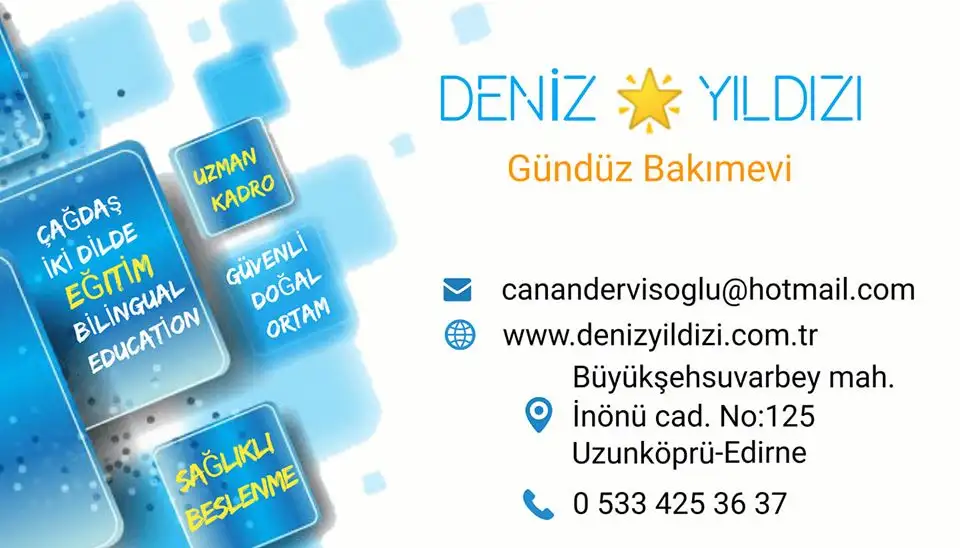 Deniz Yıldızı Gündüz Bakımevi - Çocuk Bakım Merkezi - Edirne