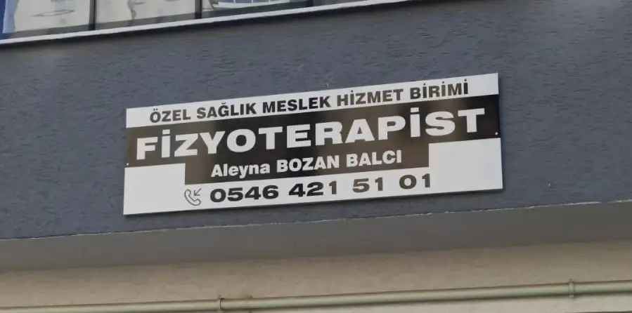 Fizyoterapist Aleyna Bozan Balcı