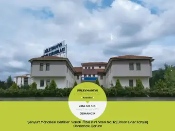 Özel Osmancık Süleymaniye Anaokulu kreş - Çocuk Bakım Merkezi - Çorum