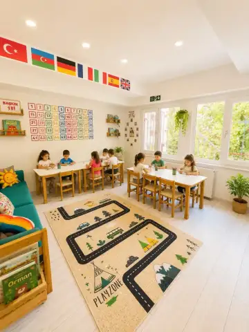 Özel Renkli Köşk Anaokulu - Kreş ve Anaokulu - İstanbul