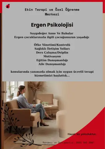 Ekin Terapi Merkezi (Özel Öğrenme Merkezi) - Nörolojik Rehabilitasyon Merkezi - Mardin
