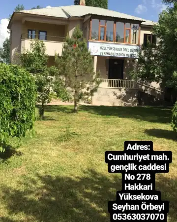 Özel Yüksekova Özel Eğitim Ve Rehabilitasyon Merkezi - Nörolojik Rehabilitasyon Merkezi - Hakkari