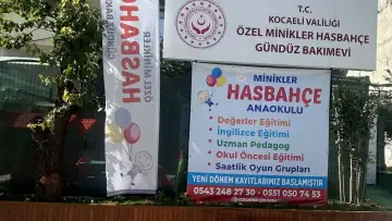 ÖZEL MİNİKLER HASBAHÇE GÜNDÜZ BAKIM EVİ - Çocuk Bakım Merkezi - Kocaeli