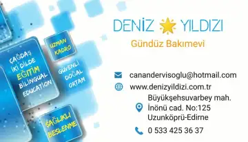Deniz Yıldızı Gündüz Bakımevi - Çocuk Bakım Merkezi - Edirne