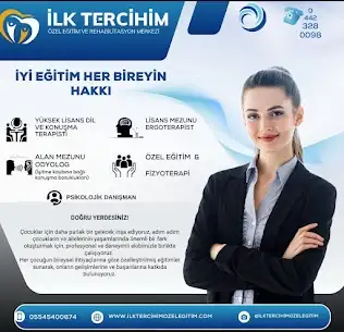 DİL KONUŞMA TERAPİSİ - ÖZEL İLK TERCİHİM ÖZEL EĞİTİM VE REHABİLİTASYON MERKEZİ - Özel Eğitim ve Gelişim Merkezi - Erzurum - galeri görseli