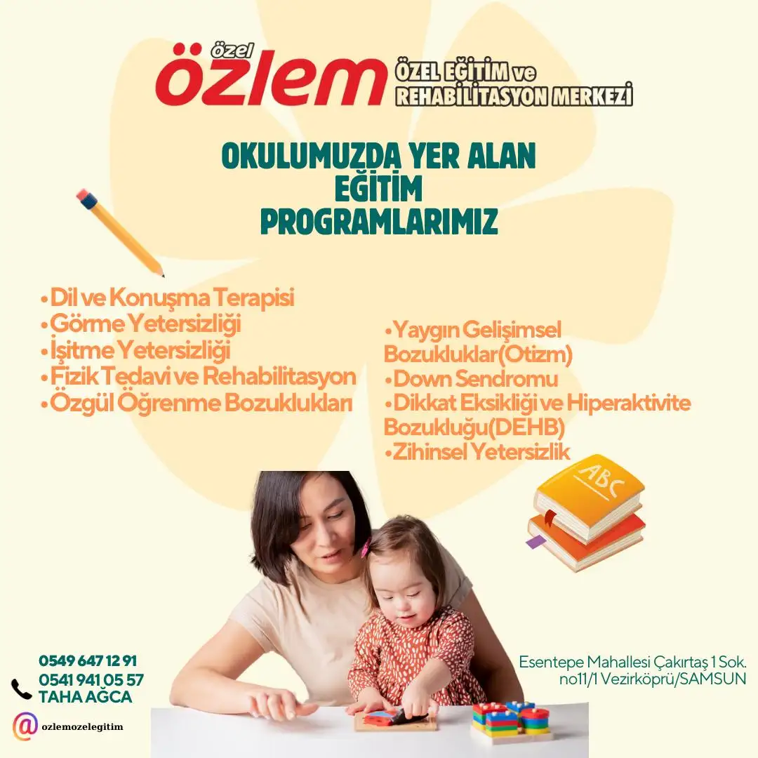 Özel Özlem Özel Eğitim ve Rehabilitasyon Merkezi - Özel Eğitim ve Gelişim Merkezi - Samsun - galeri görseli