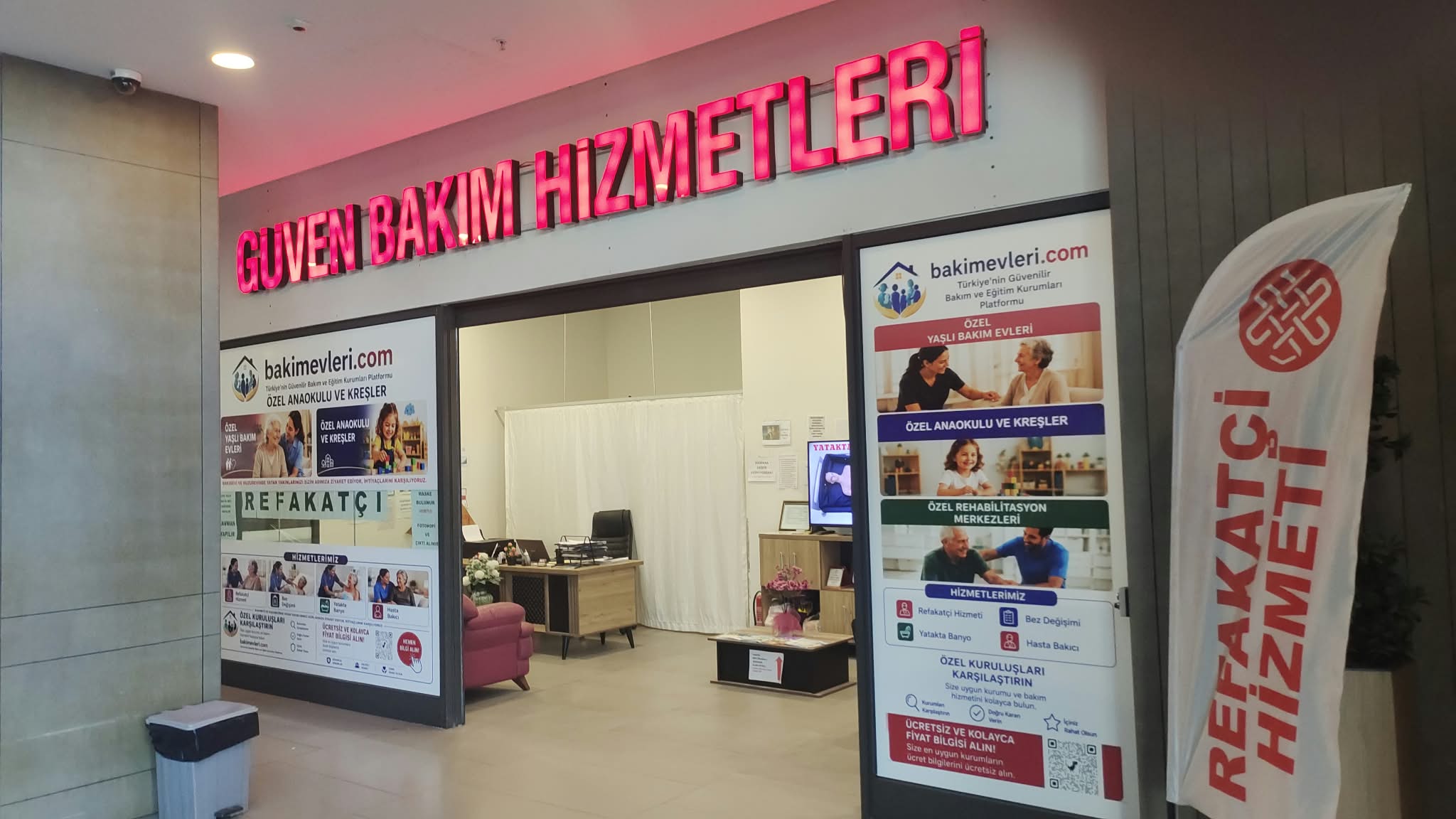 Güven Bakım Hizmetleri, Bursa Şehir Hastanesi ofisi