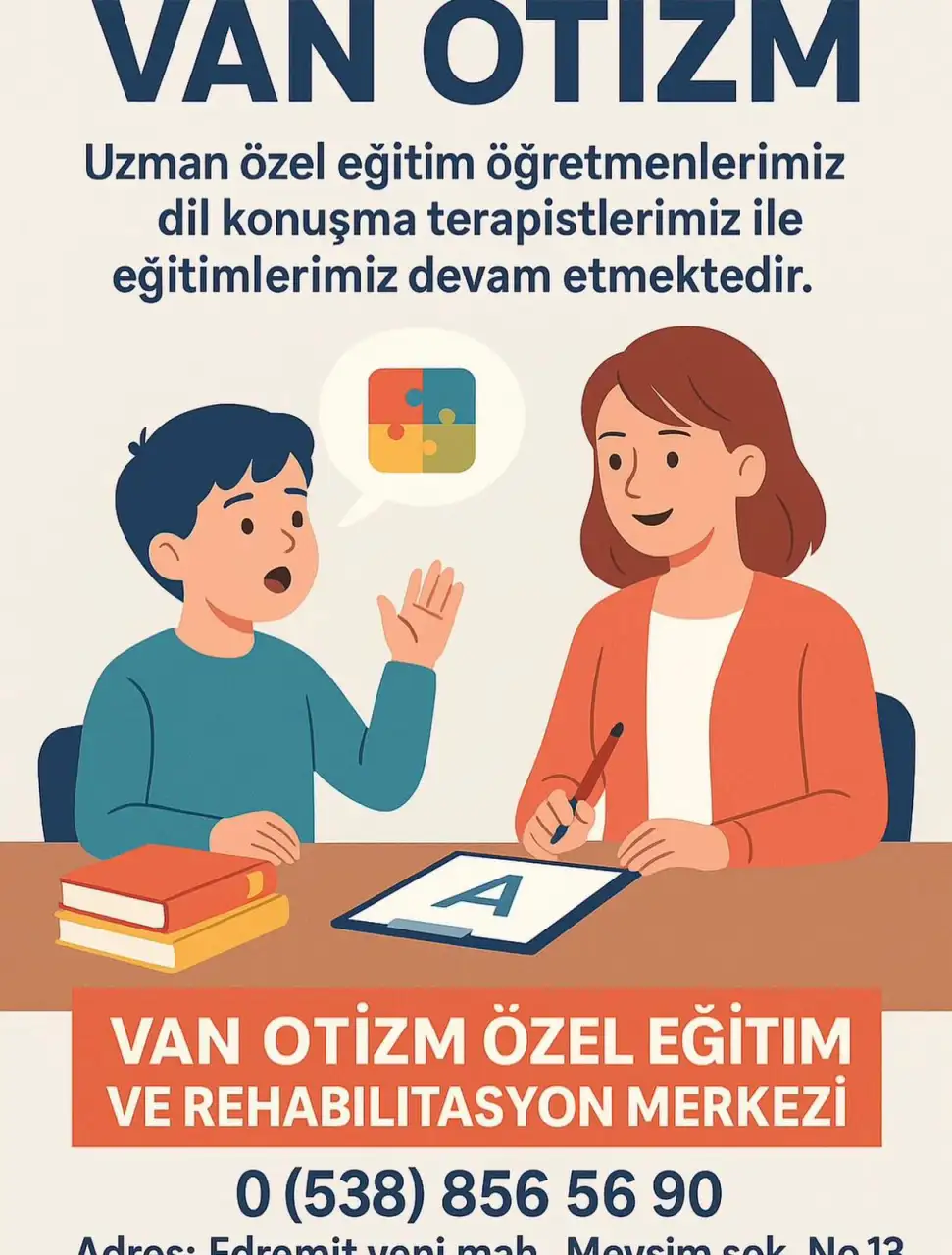 VAN OTİZM ÖZEL EĞİTİM VE REHABİLİTASYON MERKEZİ