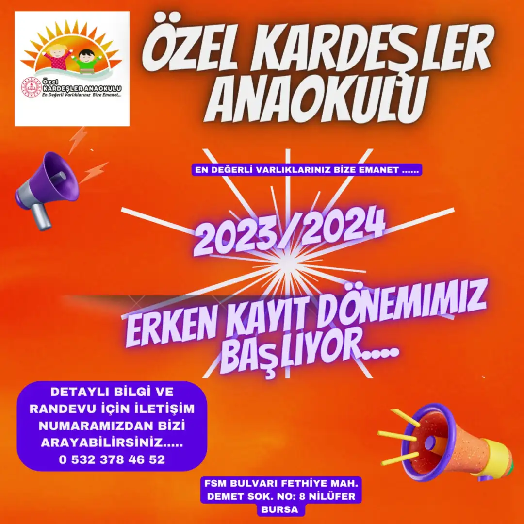 Özel Kardeşler Anaokulu - Kreş ve Anaokulu - Bursa - galeri görseli