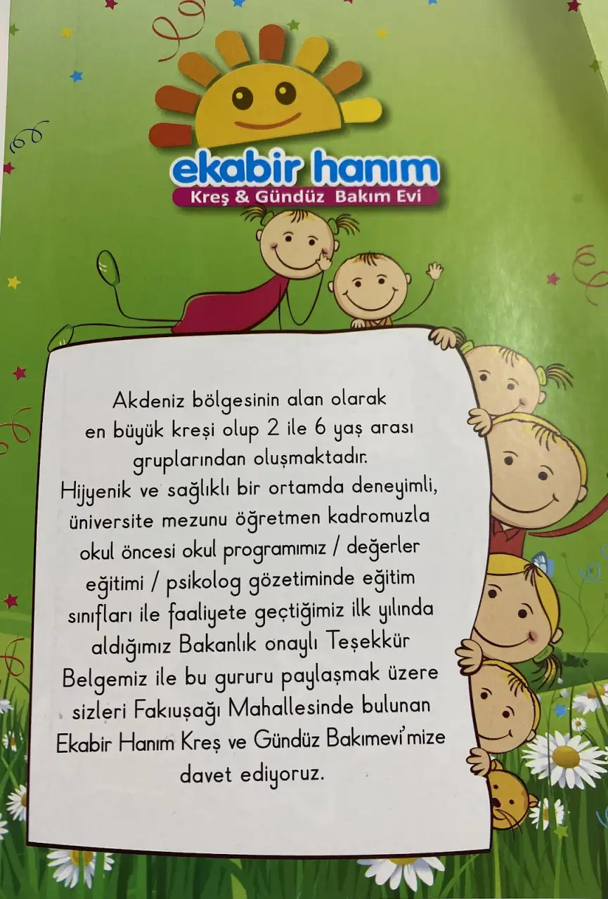 Özel Ekabir Hanım Kreş ve Anaokulu - Kreş ve Anaokulu - Osmaniye - galeri görseli