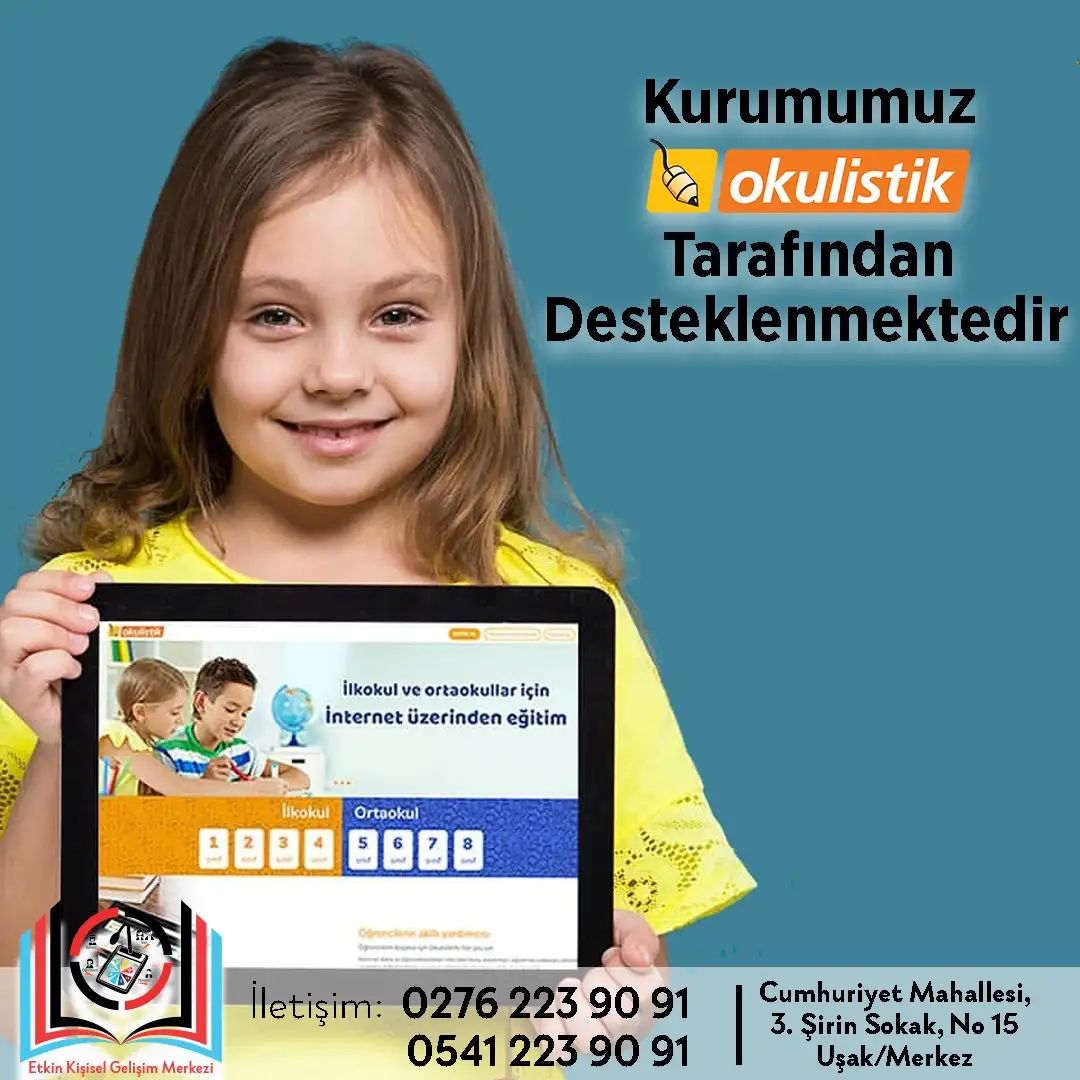 Uşak Etkin Kişisel Gelişim Merkezi - Özel Eğitim ve Gelişim Merkezi - Uşak
