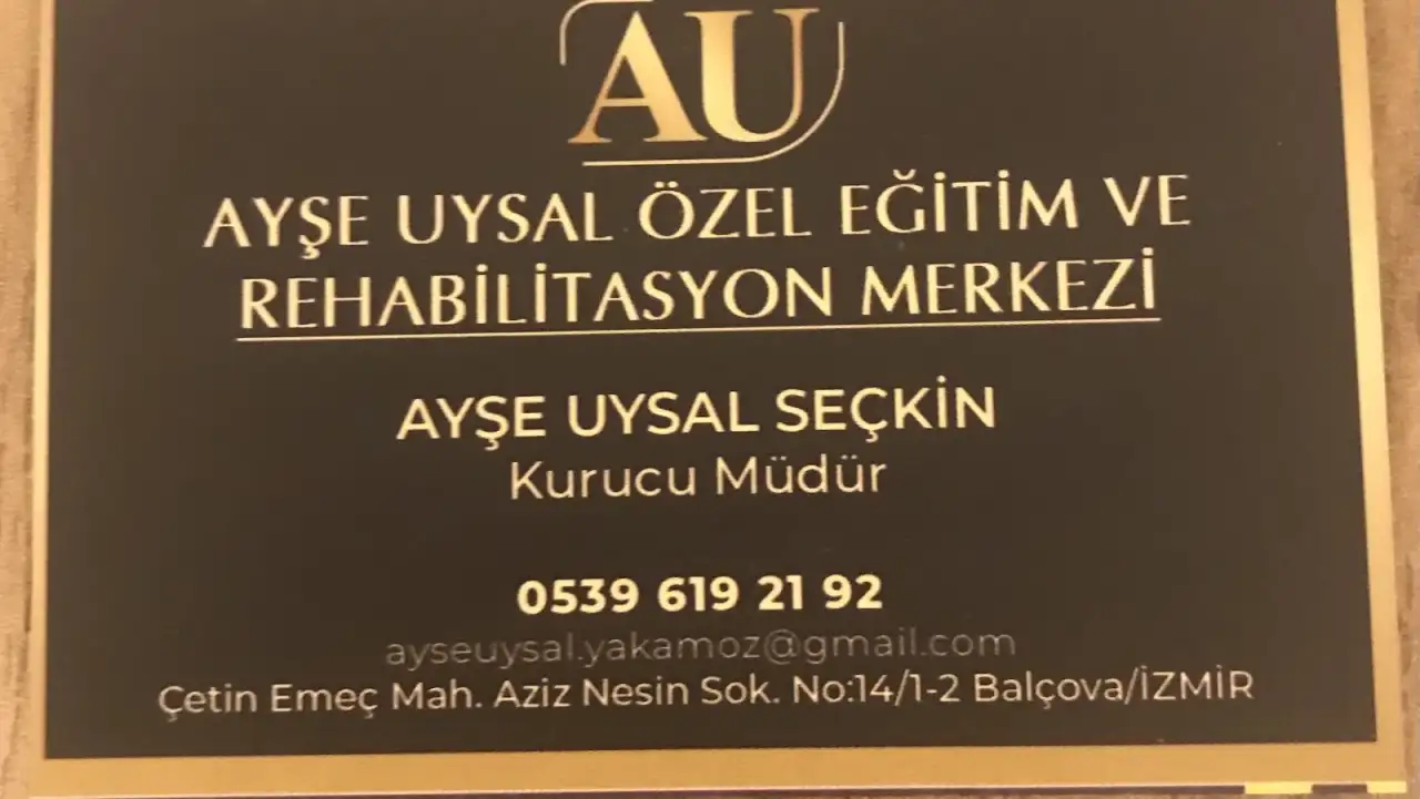 ÖZEL AYŞE UYSAL ÖZEL EĞİTİM ve REHABİLİTASYON Merkezi | İzmir Özel Eğitim ve Rehabilitasyon Merkezi - Özel Eğitim ve Gelişim Merkezi - İzmir