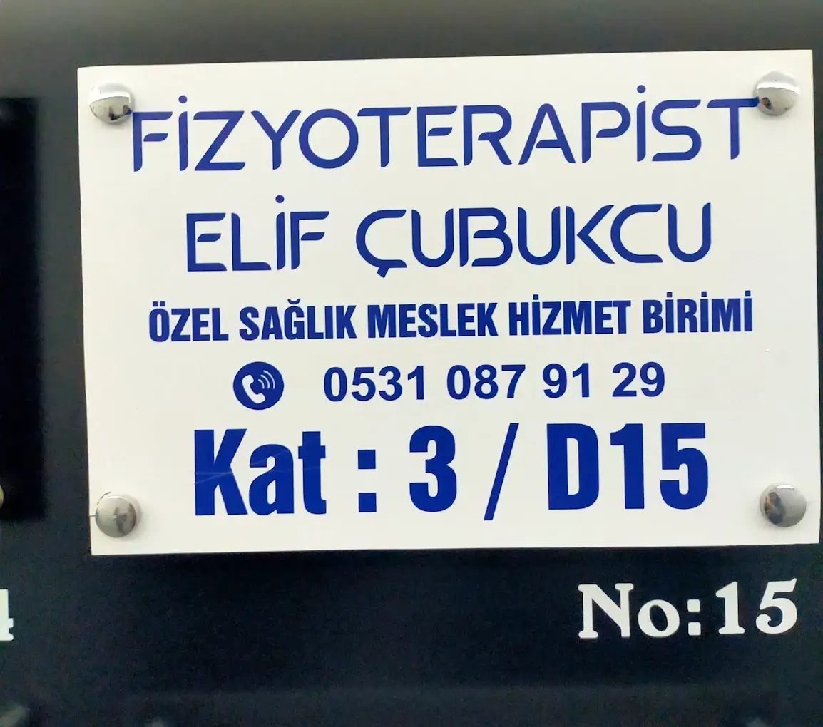Bursa Fizyoterapist Elif Çubukcu