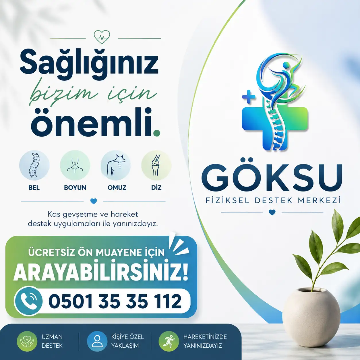 GÖKSU FİZİKSEL DESTEK MERKEZİ - Fizik Tedavi ve Rehabilitasyon - Denizli - galeri görseli