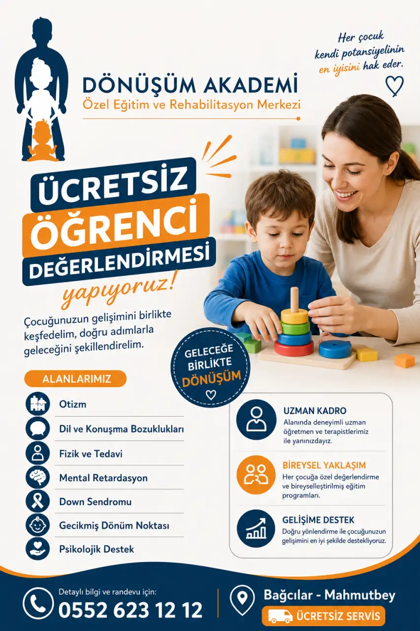 Özel Dönüşüm Akademi Özel Eğitim ve Rehabilitasyon Merkezi - Özel Eğitim ve Gelişim Merkezi - İstanbul