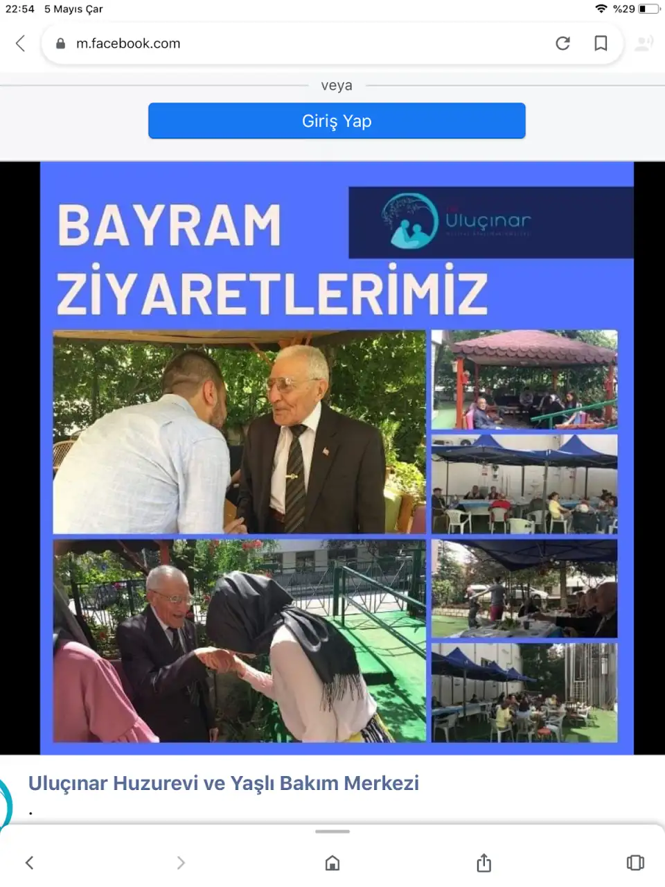 Uluçınar Huzurevi ve Yaşlı Bakım Merkezi - Huzurevi - Ankara - galeri görseli